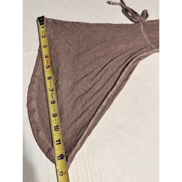 American Eagle Women's Soft‎ & Sexy Shirt Mauve Cold Shoulder Bell Sleeve XXS - Picture 15 of 16